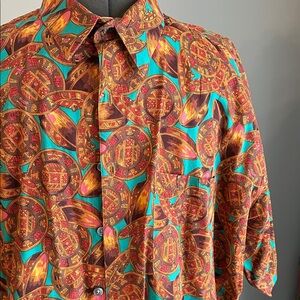 Perry Ellis Vibrant Geometric Men's Shirt